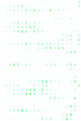 Green Abstract Digital Background with Matrix-Like Pattern and Textured Grid Design for Technology and Art Projects