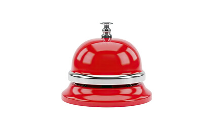 Obraz premium Red and Silver Service Bell