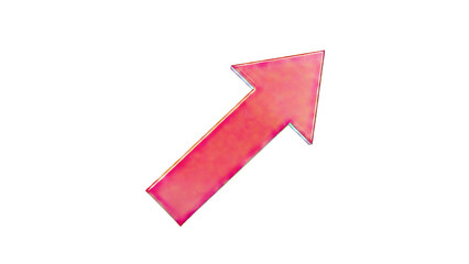 Red Arrow Pointing Upwards