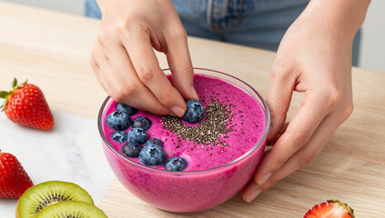 Vibrant Superfood Smoothie Bowl for Nutritional Wellness
