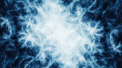 Obraz premium Stunning blue and white abstract fractal design background