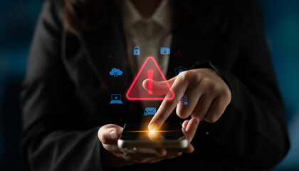 Cybersecurity threat alert protects data. Cyber security threat alert prevents access, alert warns breach, defends system, and cyber security threat alert identifies risk. Latch