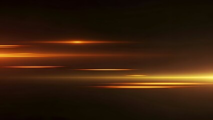 Blurry Motion Lights in Dark Background.