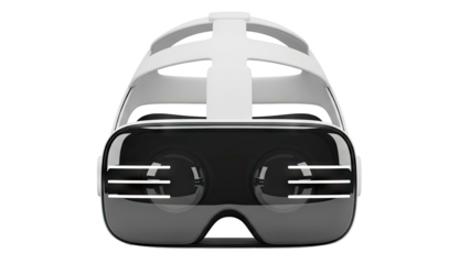 White Virtual Reality Headset