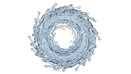 Swirling Water Vortex