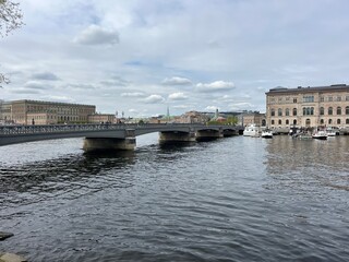 Fototapeta premium landscape in Stockholm, Sweden, Northern Europe