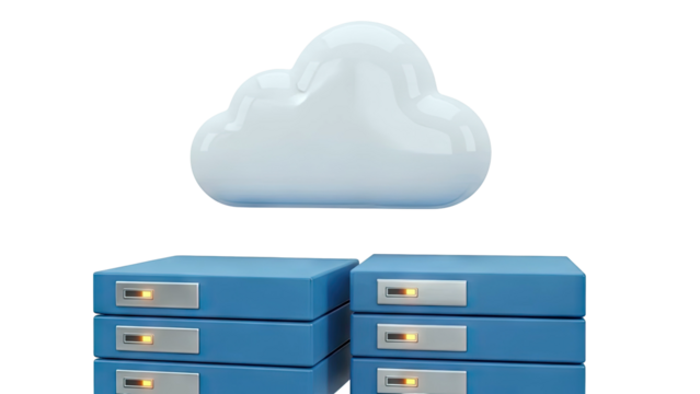 Cloud Storage with Server Racks - Powered by Adobe