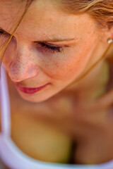 Sunlit Spring Energy: A Sporty Pose of Grace and Confidence on the Baseball Field