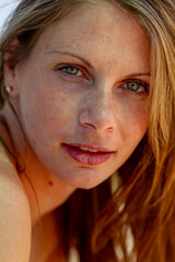 Sunlit Spring Energy: A Sporty Pose of Grace and Confidence on the Baseball Field