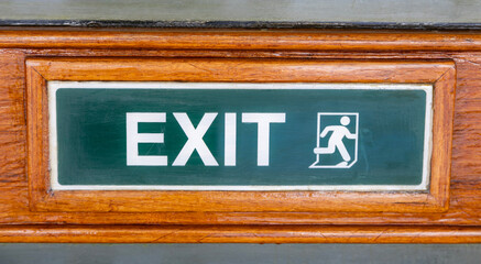 Cruise Ship Signs &ndash; Exit and Emergency Exit