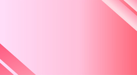 Abstract Pink Gradient Background with Geometric Diagonal Stripes