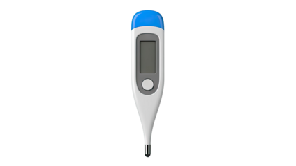 Digital Thermometer with Blue Cap
