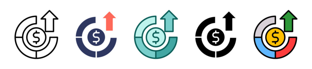 Obraz premium Revenue Recognition multiple icon