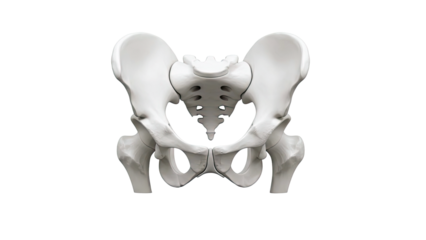 Anatomical Render of the Human Pelvis