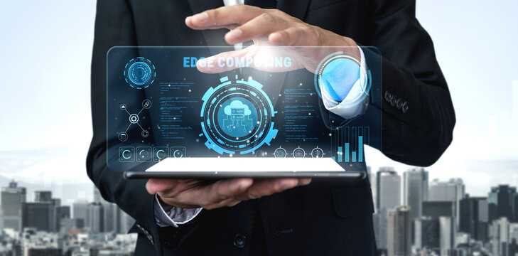 Edge computing technology for decentralized data processing and analysis. This solution improves speed and reliability by processing data locally. Motif - Powered by Adobe