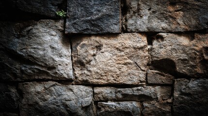 Layered stones form a strong foundation, showcasing the concept of generational strength. The structure reflects resilience and stability.