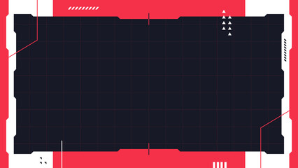 クール スポーツ サイバー FPS e-sports VTuber 配信 サムネイル バナー デザイン 背景 イラスト © ramune