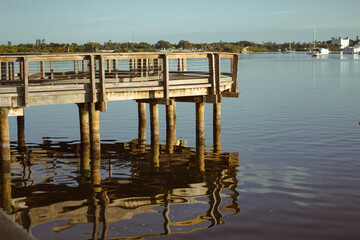 pier in the lake
