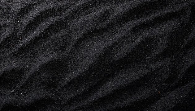 Black Sand Floor Texture From Above Background