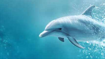dolphin in the water
