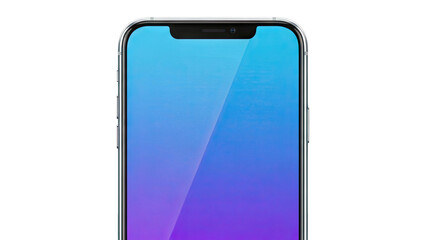 Modern Smartphone Mockup with Gradient Screen