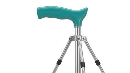 Turquoise Ergonomic Tripod Cane