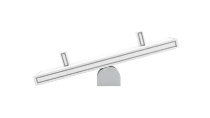 Minimalist White Seesaw Toy
