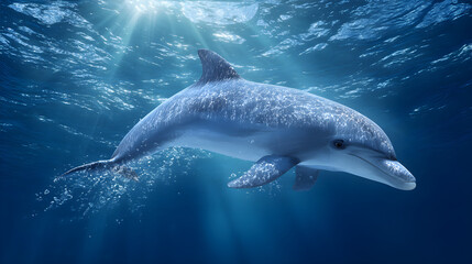 dolphin in the water