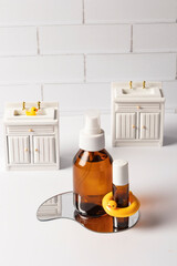 Clean Aesthetic: Cosmetic Packaging Mockup for Premium Skincare Brands