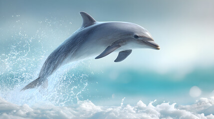 dolphin jumping out of water