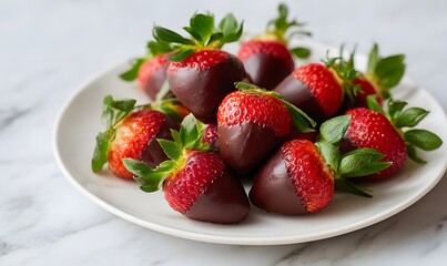 homemade chocolate dipped strawberries