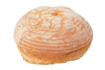 Wheat bread isolate. Photo of food, bread.