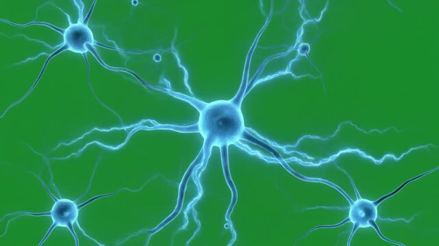 3d rendered illustration of a sperm with green screen background