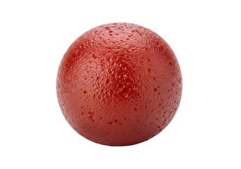 fresh tomato with dewy droplets on white background