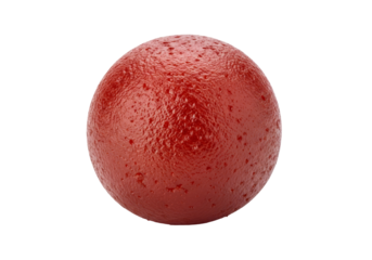 fresh tomato with dewy droplets on white background