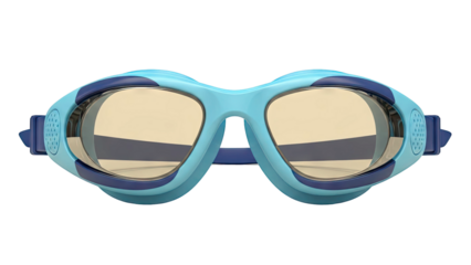 Blue Swim Goggles