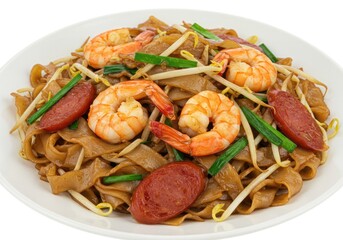 char kway teow stir fried flat rice noodles