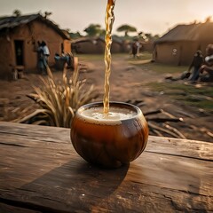 West African Pito Sorghum Drink