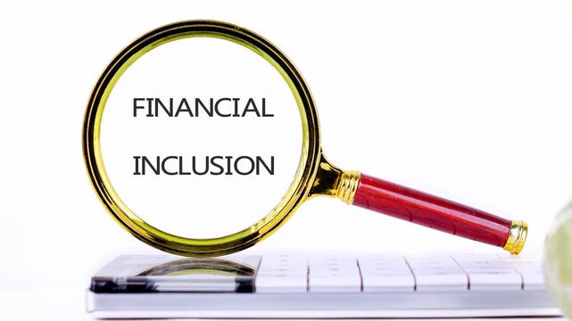Text animation FINANCIAL INCLUSION, Exploring how animated content enhances the understanding of financial inclusion and its impact on business concepts in various economies