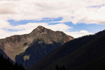 Obraz premium mountain landscape with clouds