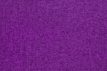 Purple fabric cloth texture background, seamless pattern of natural textile.