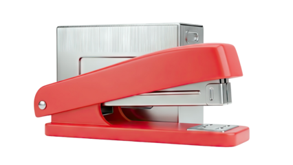 Red and Silver Stapler