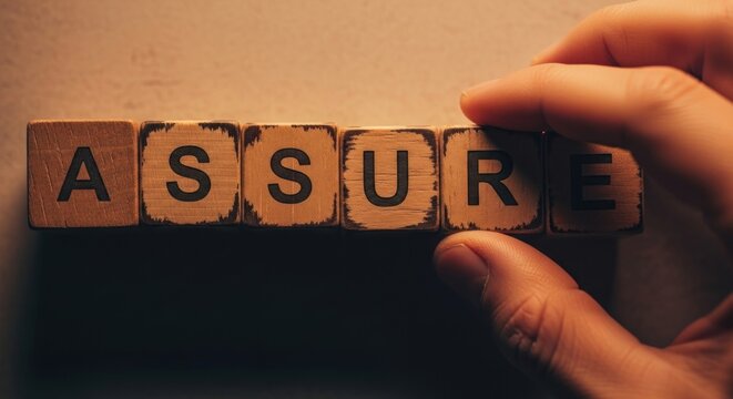 Hand Arranging Wooden Blocks with Assure.