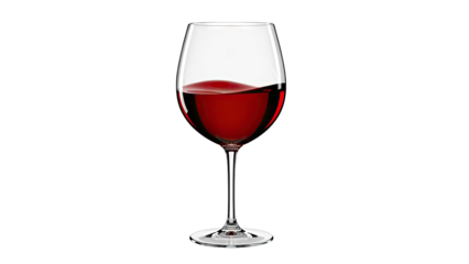 Red Wine in a Crystal Glass