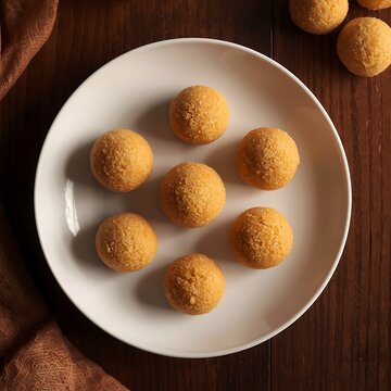 Khas khas besan laddu or poppy seeds and chickpea flour laddo or laddoo