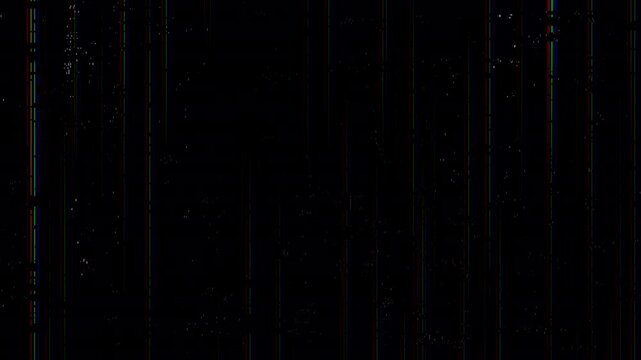 Vintage Old Film Texture Overlay with Vertical Scratches and Dust Noise
