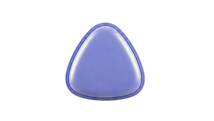 Single Purple Guitar Pick