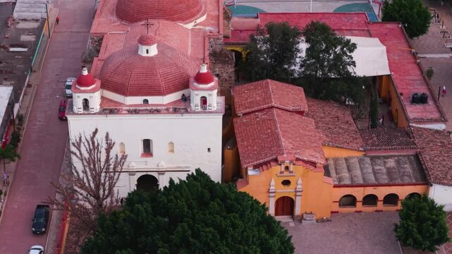 Drone capture of religious architecture in a Zapotec community in Oaxaca