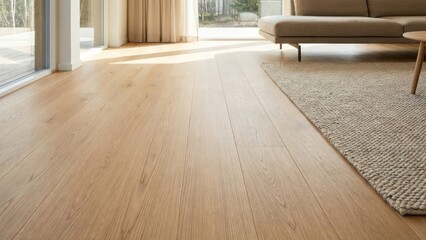 Beautiful light wood texture with straight lines for a modern minimalist floor