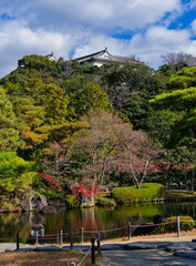 Fototapeta premium Himeji Castle's Western Imperial Residence site Garden
